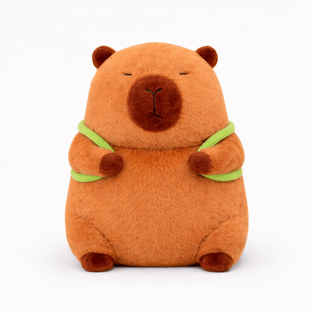 kuscheltierland Capybara Plüsch mit Schildkröten Rucksack