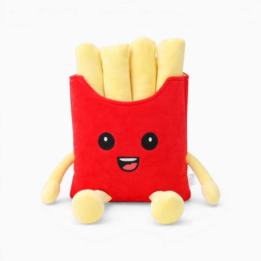 kuscheltierland Cute Cartoon Fast Food Plush Toy Stuffed Hot Dog Popcorn Chicken Legs Pizza Chips Throw Pillow Funny Room Decor Cushion