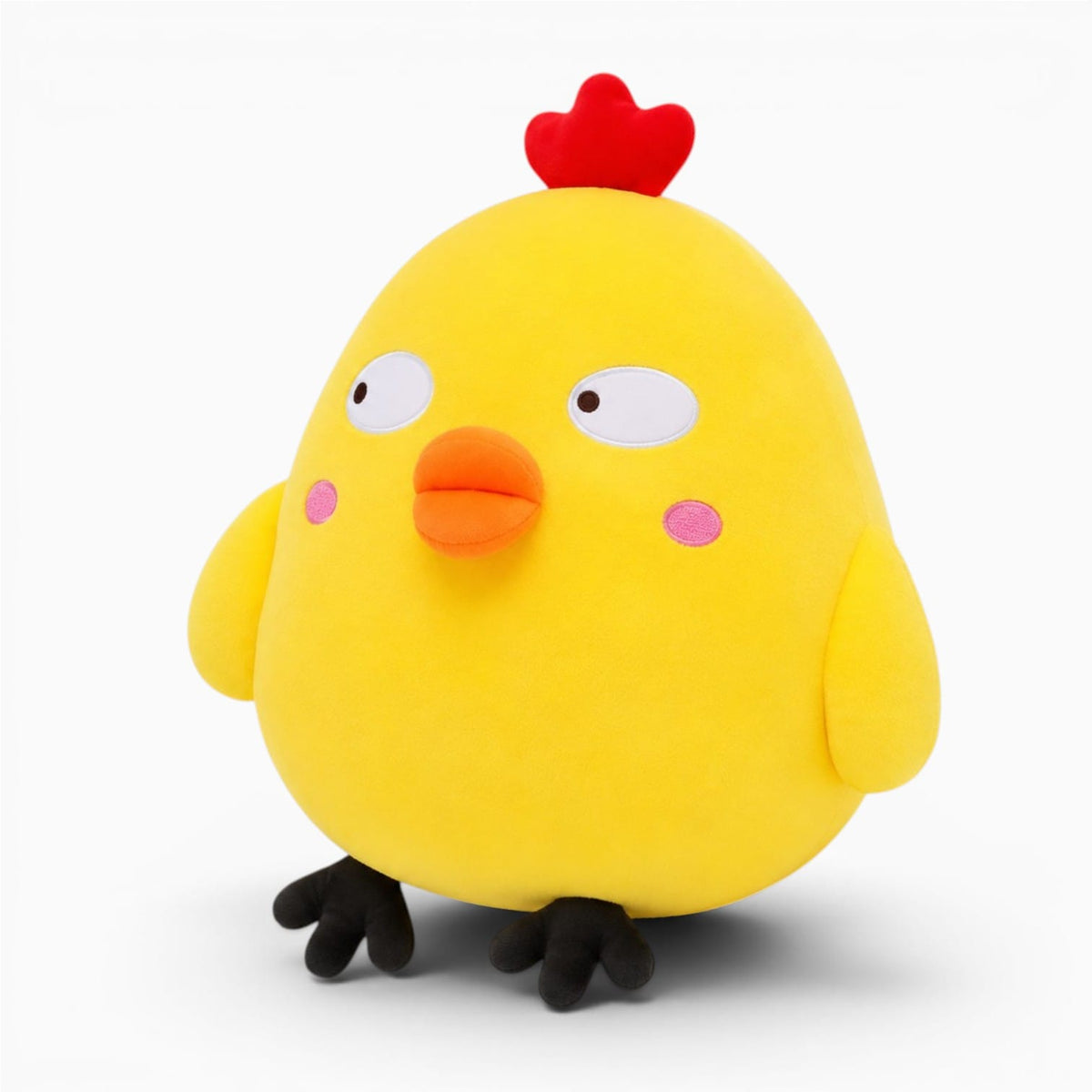 kuscheltierland Cute Chicken Plush Toys Kawaii Cartoon Little Yellow Chicken Doll Soft Stuffed Chick Animal Pillow Xmas Gifts for Kids
