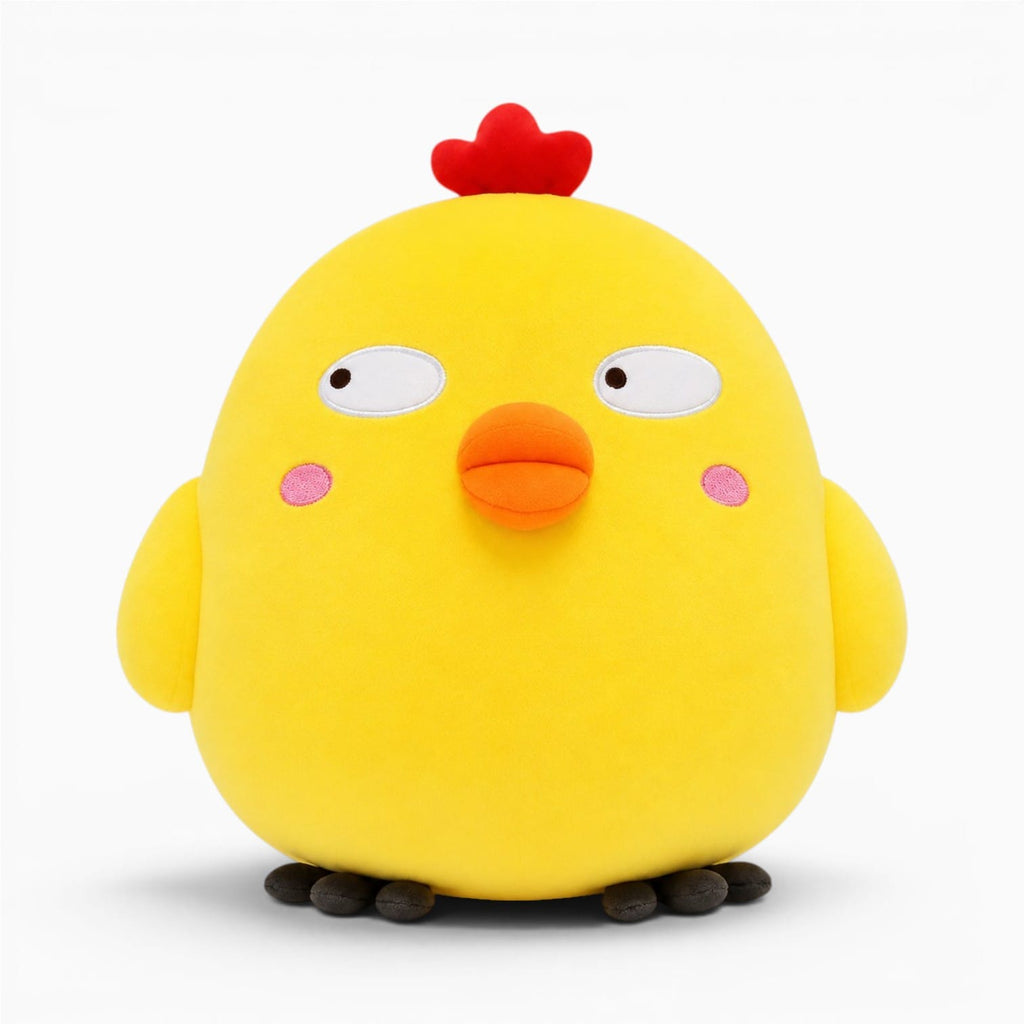 kuscheltierland Cute Chicken Plush Toys Kawaii Cartoon Little Yellow Chicken Doll Soft Stuffed Chick Animal Pillow Xmas Gifts for Kids
