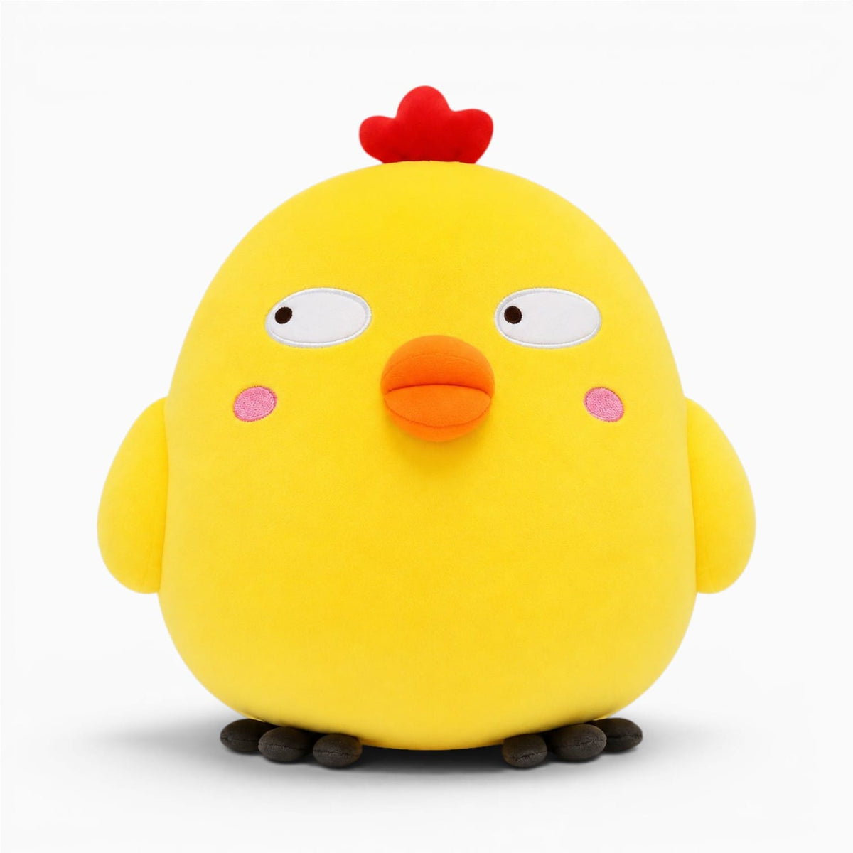 kuscheltierland Cute Chicken Plush Toys Kawaii Cartoon Little Yellow Chicken Doll Soft Stuffed Chick Animal Pillow Xmas Gifts for Kids