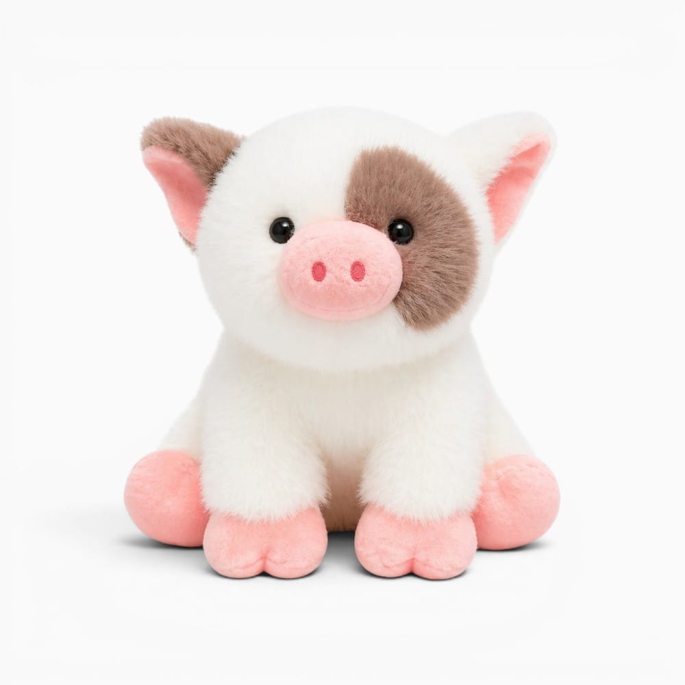 kuscheltierland Cute Sitting Animals miniature fragrant pig Cat Soft Plush Dolls Stuffed Lifelike piglet Plushie Baby Toys Gifts For Children