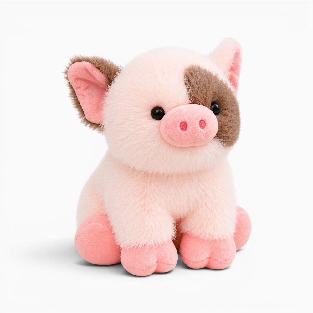 kuscheltierland Cute Sitting Animals miniature fragrant pig Cat Soft Plush Dolls Stuffed Lifelike piglet Plushie Baby Toys Gifts For Children