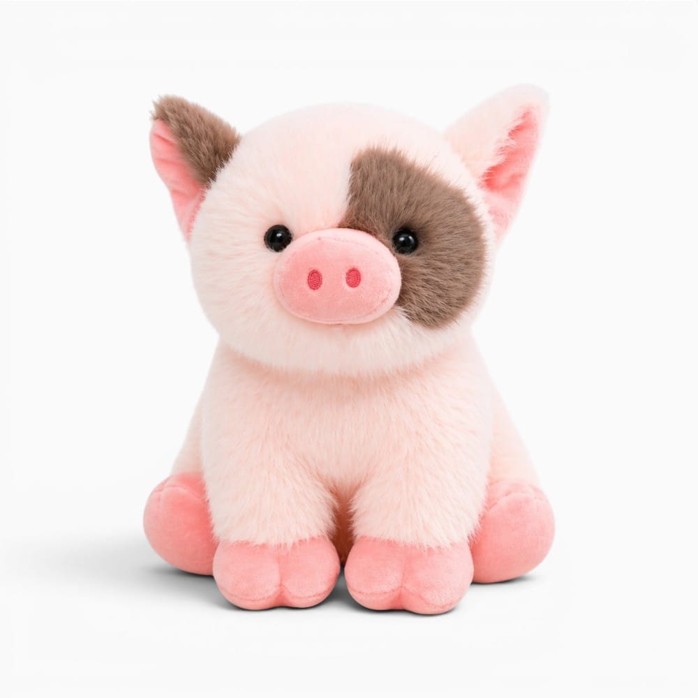 kuscheltierland Cute Sitting Animals miniature fragrant pig Cat Soft Plush Dolls Stuffed Lifelike piglet Plushie Baby Toys Gifts For Children