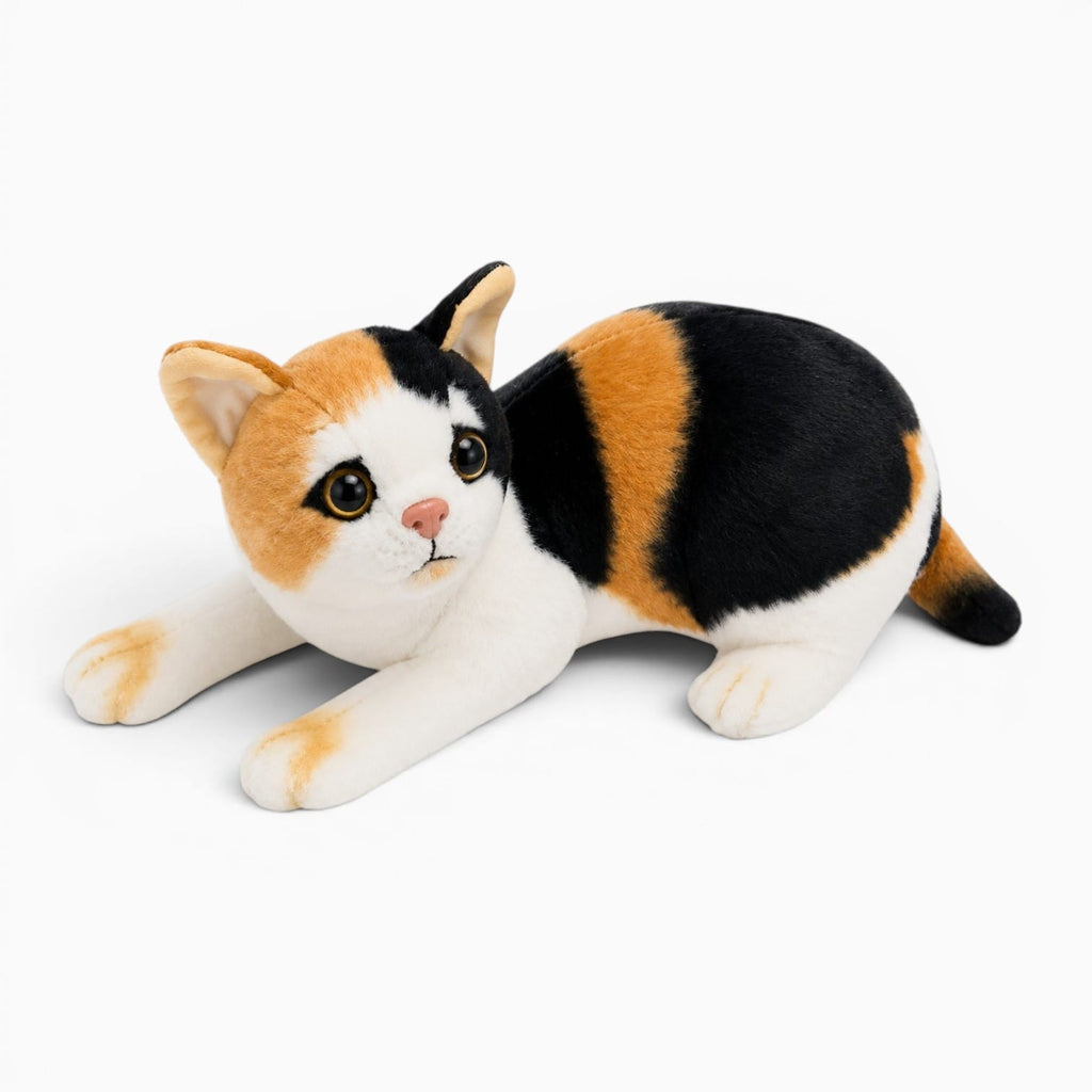 kuscheltierland dreifarbig / 31cm Dreifarbiges Katzen Kuscheltier