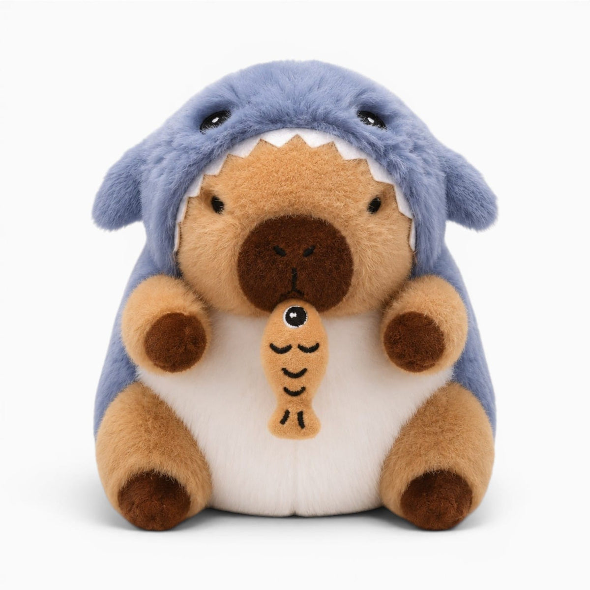kuscheltierland E / 22cm 22cm Cute Capybara Plush Toys Pull the String to Transform into Dinosaur, Rabbit, Shark, Bee, Cockroach Capibara Toys for Kids