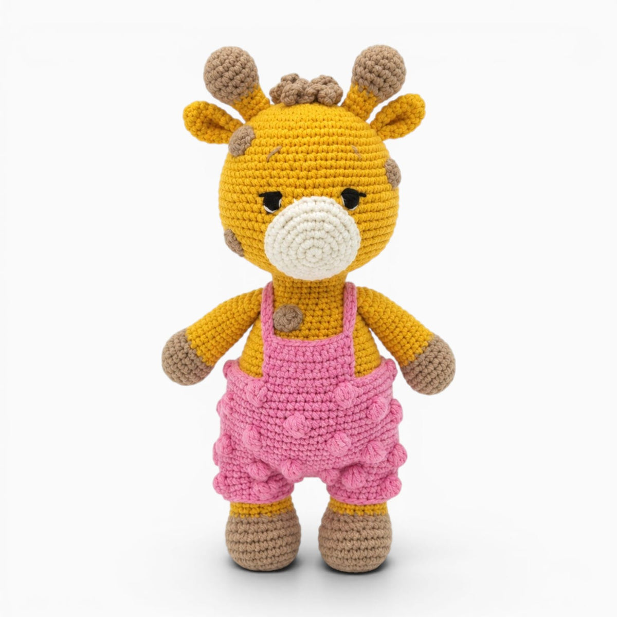kuscheltierland Gelb / 21cm Gehäkeltes Giraffen Kuscheltier