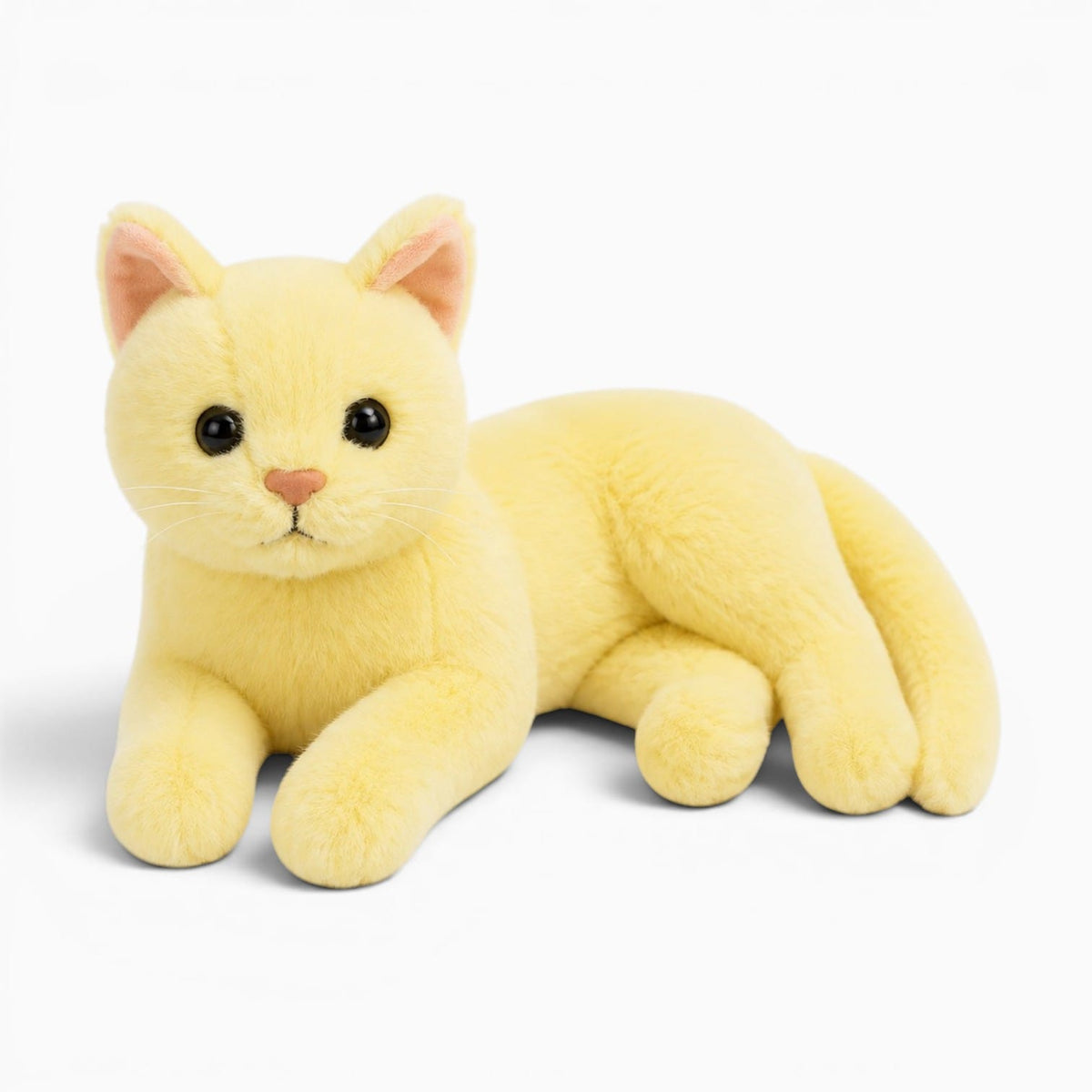 kuscheltierland Gelb / 31cm Gelbes Katzen Kuscheltier