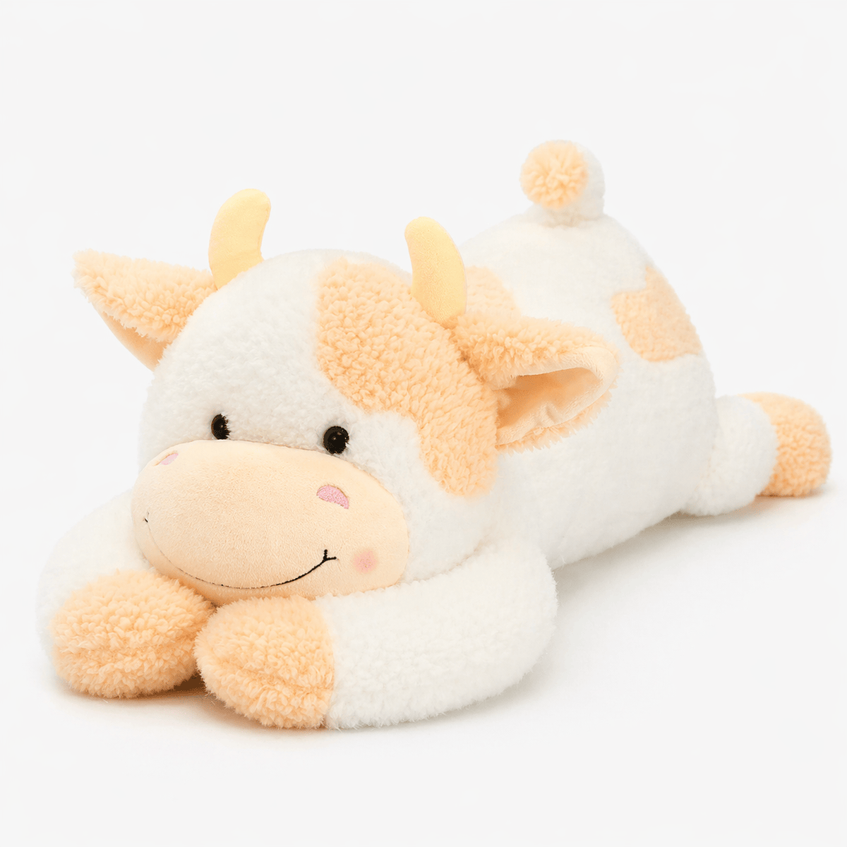 kuscheltierland Gelb / 90cm Hot 1pc 90cm Lovely Milk Cow Plush Toys Cartoon Stuffed Animal Cattle Dolls Sleeping Pillow For Baby Girls Birthday Gifts
