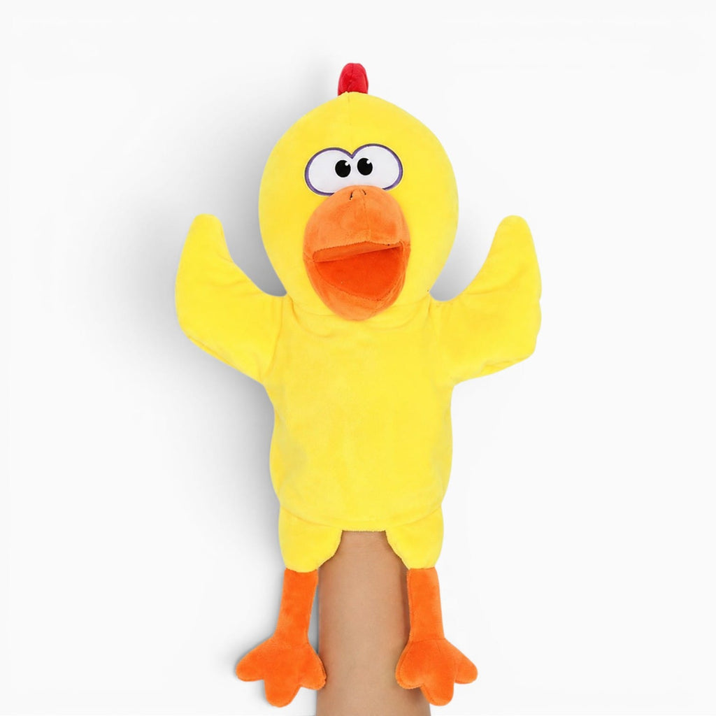 kuscheltierland Gelb Huhn Kuscheltier Handpuppe
