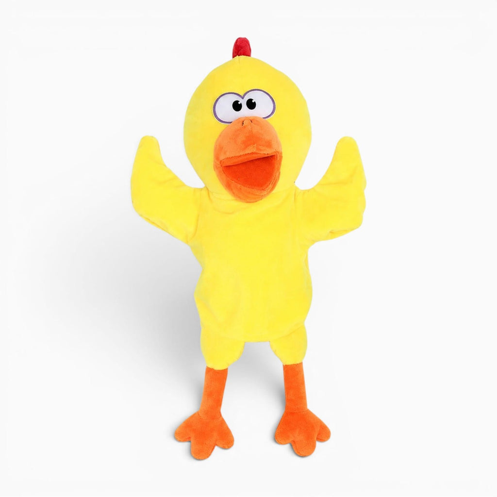 kuscheltierland Gelb Huhn Kuscheltier Handpuppe