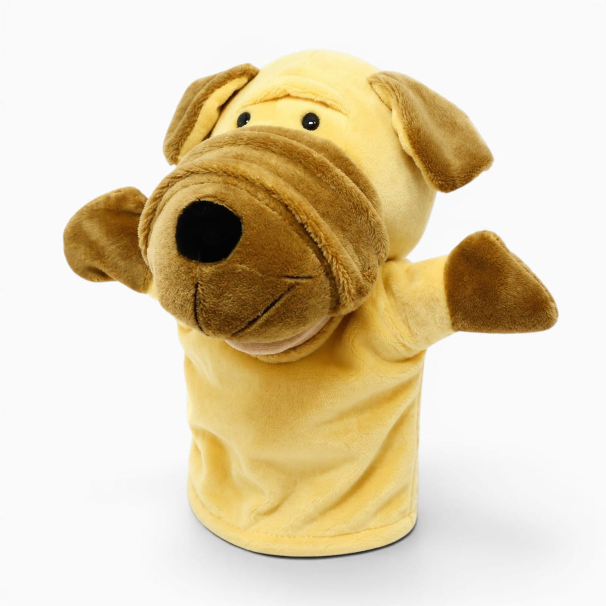 kuscheltierland Gelb Hunde Kuscheltier Handpuppe