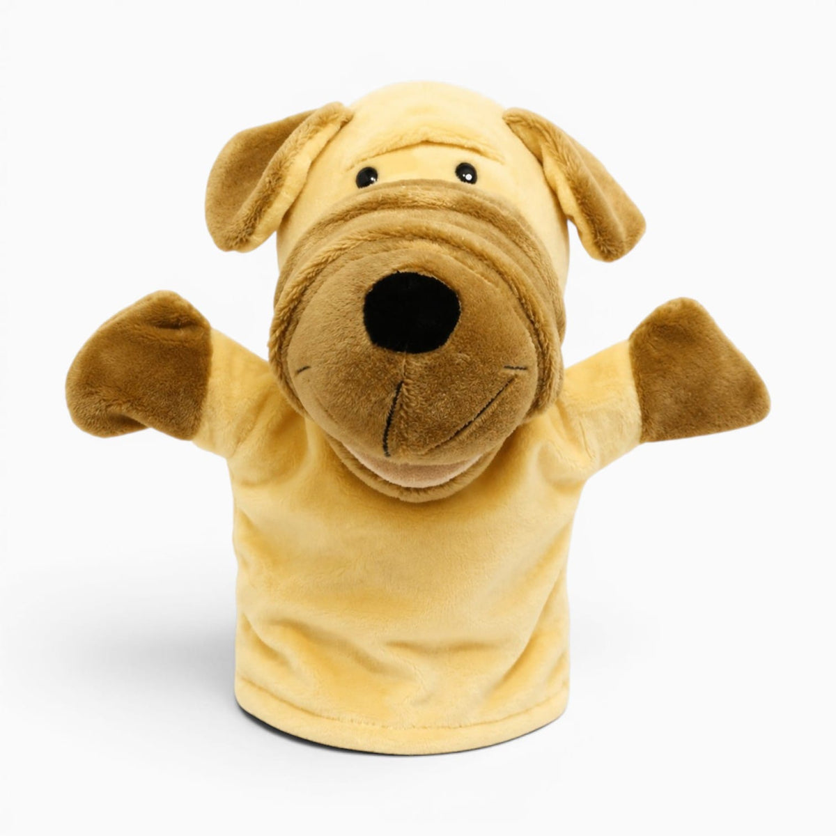 kuscheltierland Gelb Hunde Kuscheltier Handpuppe