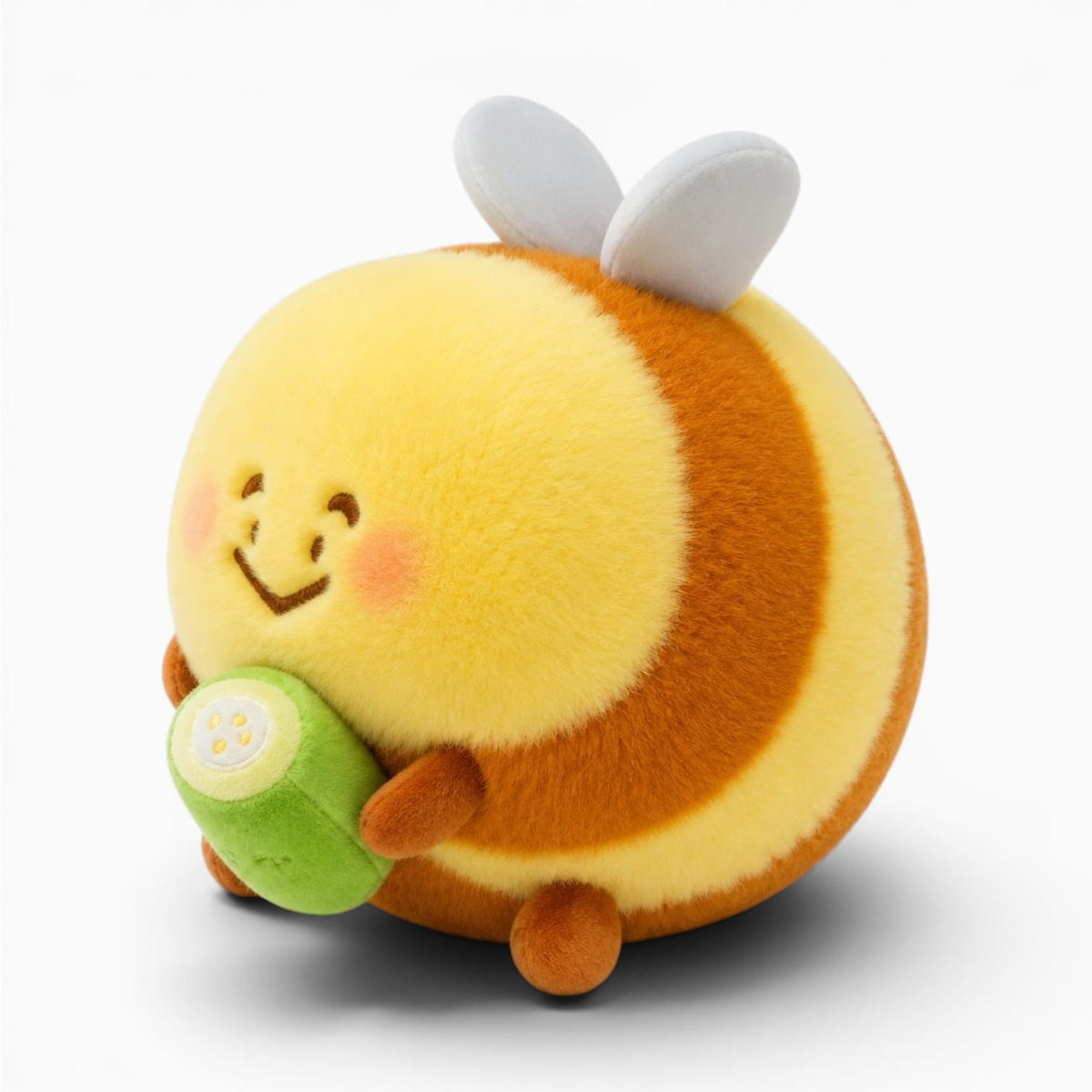 kuscheltierland Gelb Kawaii Bienen Plüschtier mit Honigtopf