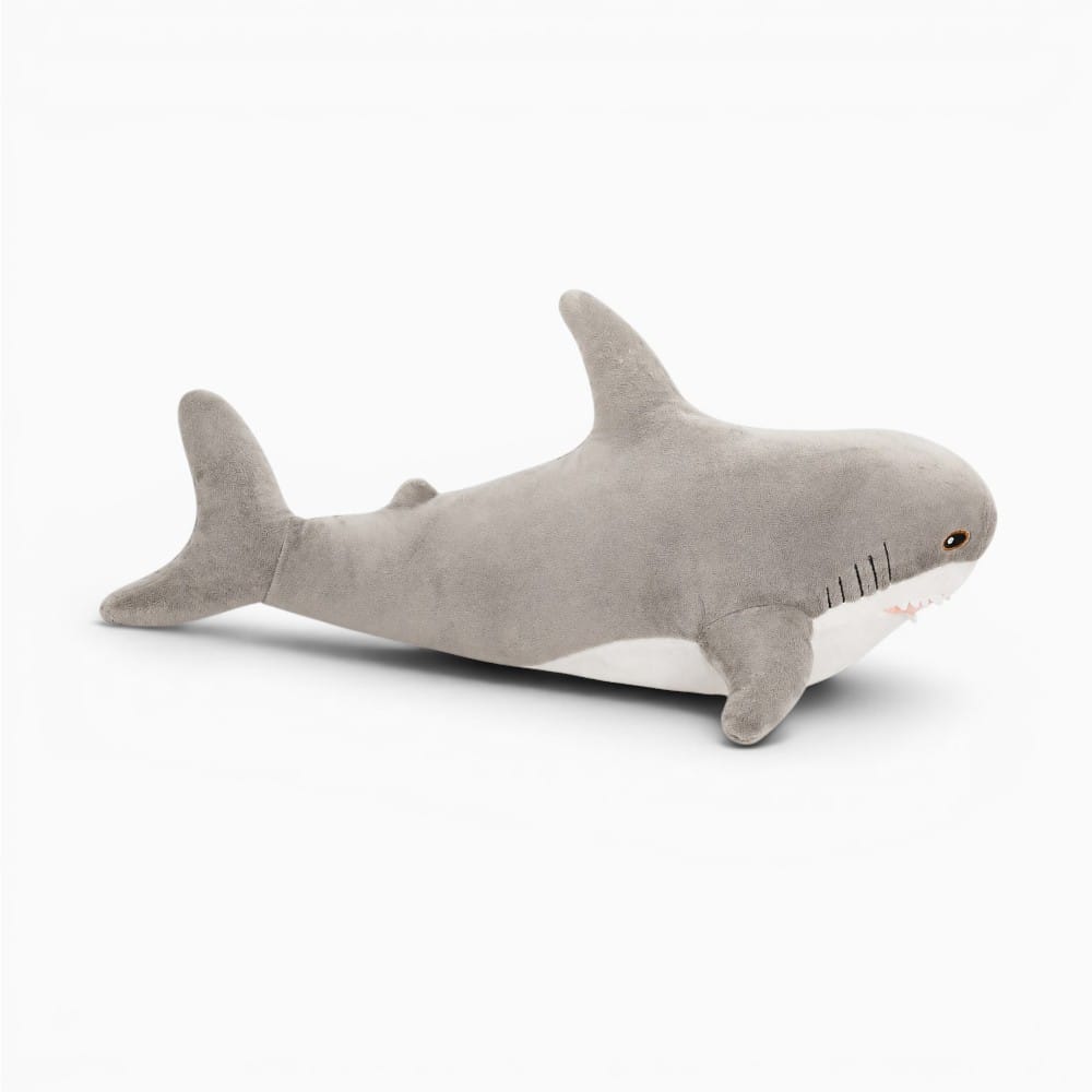 kuscheltierland Grau / 15cm New Arrive 15-140CM Giant Shark Plush Toys Soft Stuffed Speelgoed Animal Reading Pillow Birthday Cushion Doll Gifts