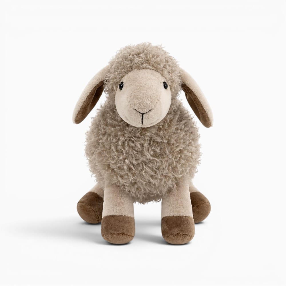 kuscheltierland Grau / 22cm Children Soft White Sheep Plush Doll Baby Cute Animal Doll Girls Baby Stuffed Doll Home Toys Sleeping Mate Stuffed Plush Toys