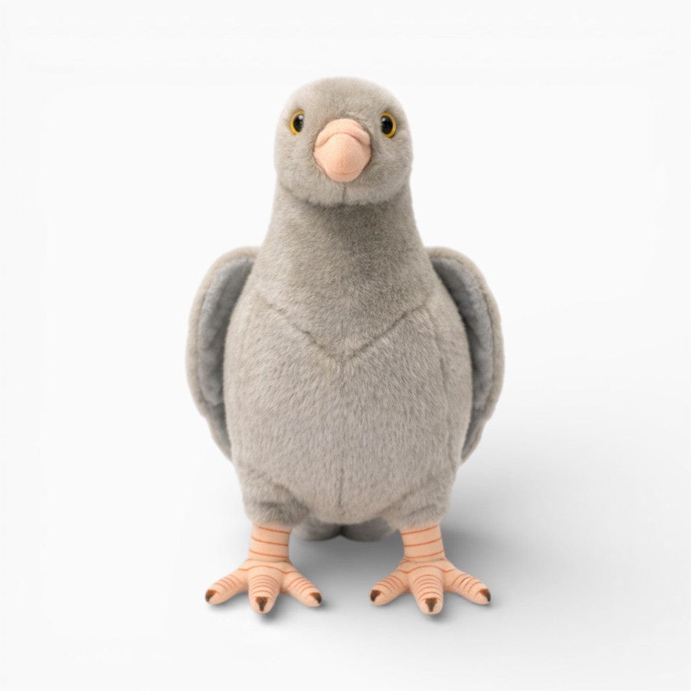 kuscheltierland Grau / 22cm Realistisches graues Tauben Kuscheltier