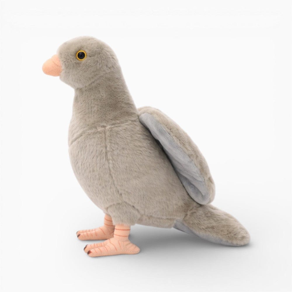 kuscheltierland Grau / 22cm Realistisches graues Tauben Kuscheltier
