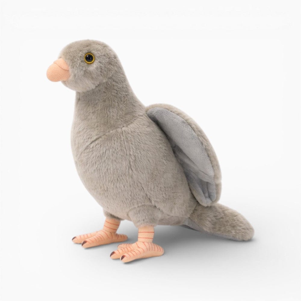 kuscheltierland Grau / 22cm Realistisches graues Tauben Kuscheltier