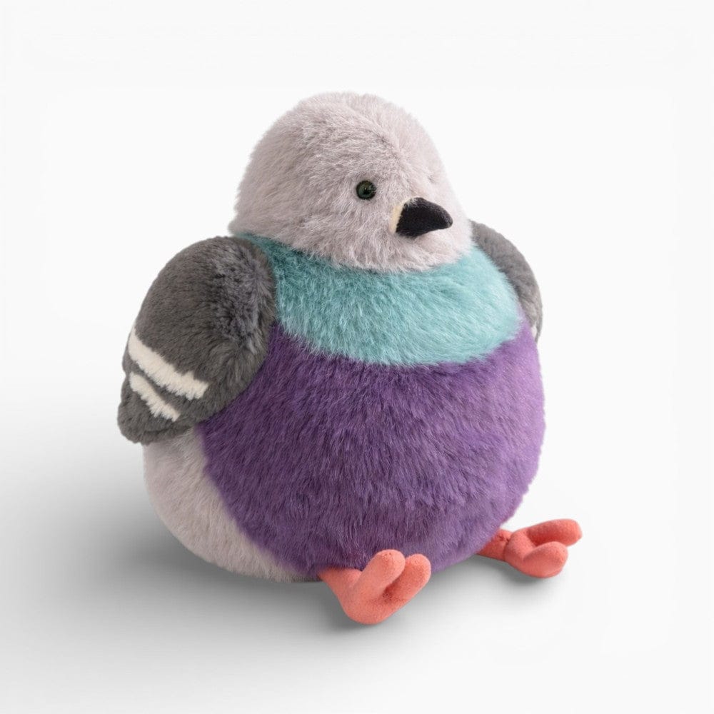kuscheltierland Grau / 23cm Fettes Tauben Kuscheltier flauschiger Vogel