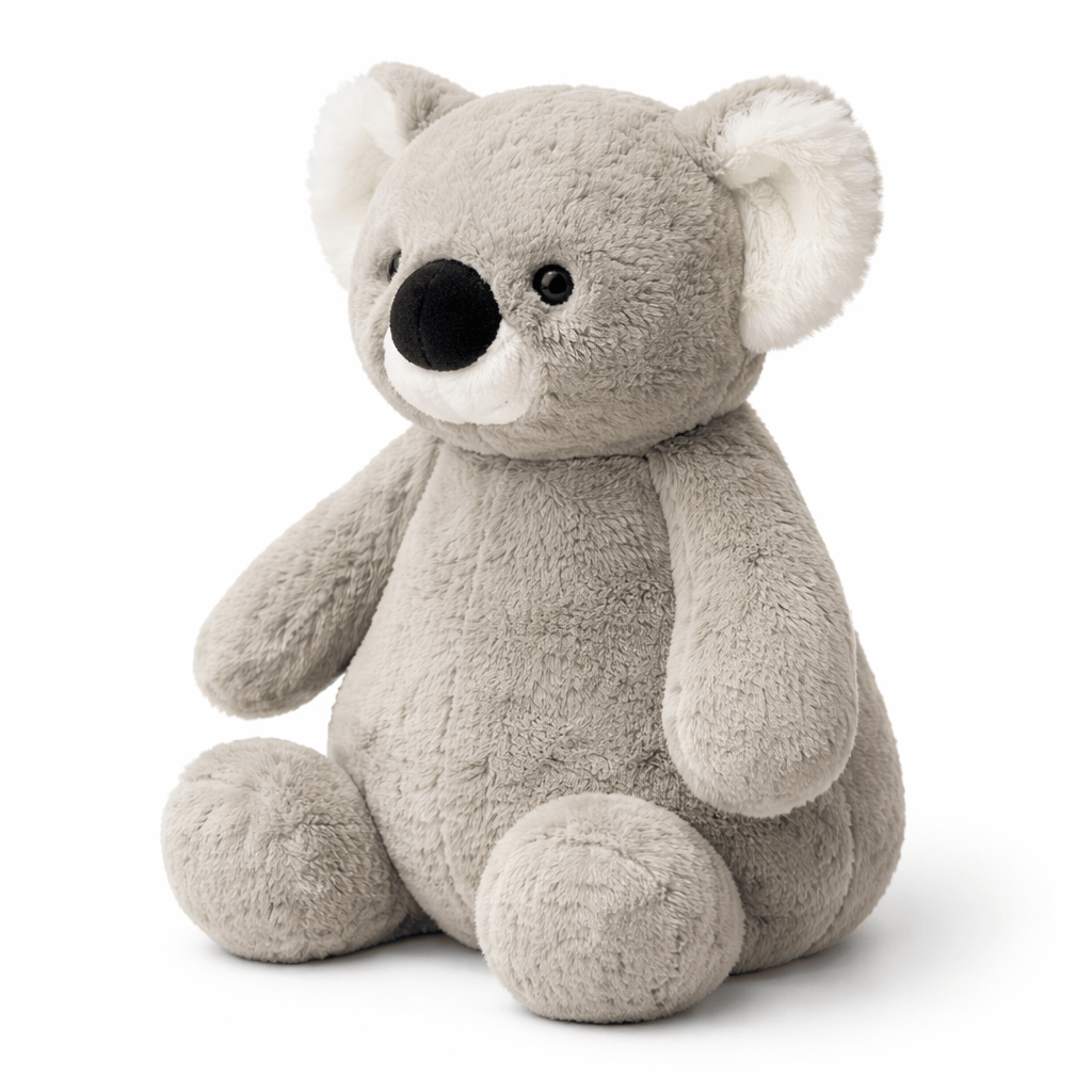 kuscheltierland Grau / 25cm Flauschiges Koala Kuscheltier