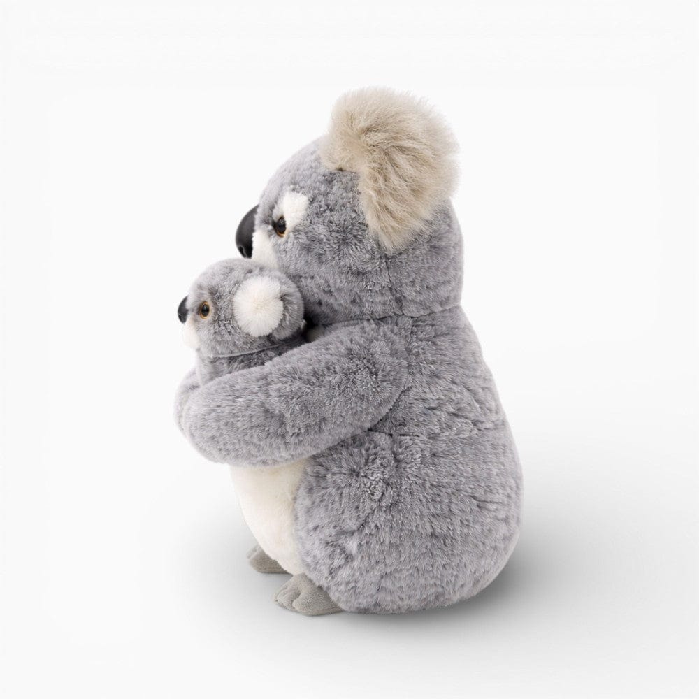 kuscheltierland Grau / 27cm Koala Kuscheltier mit Baby auf dem Arm