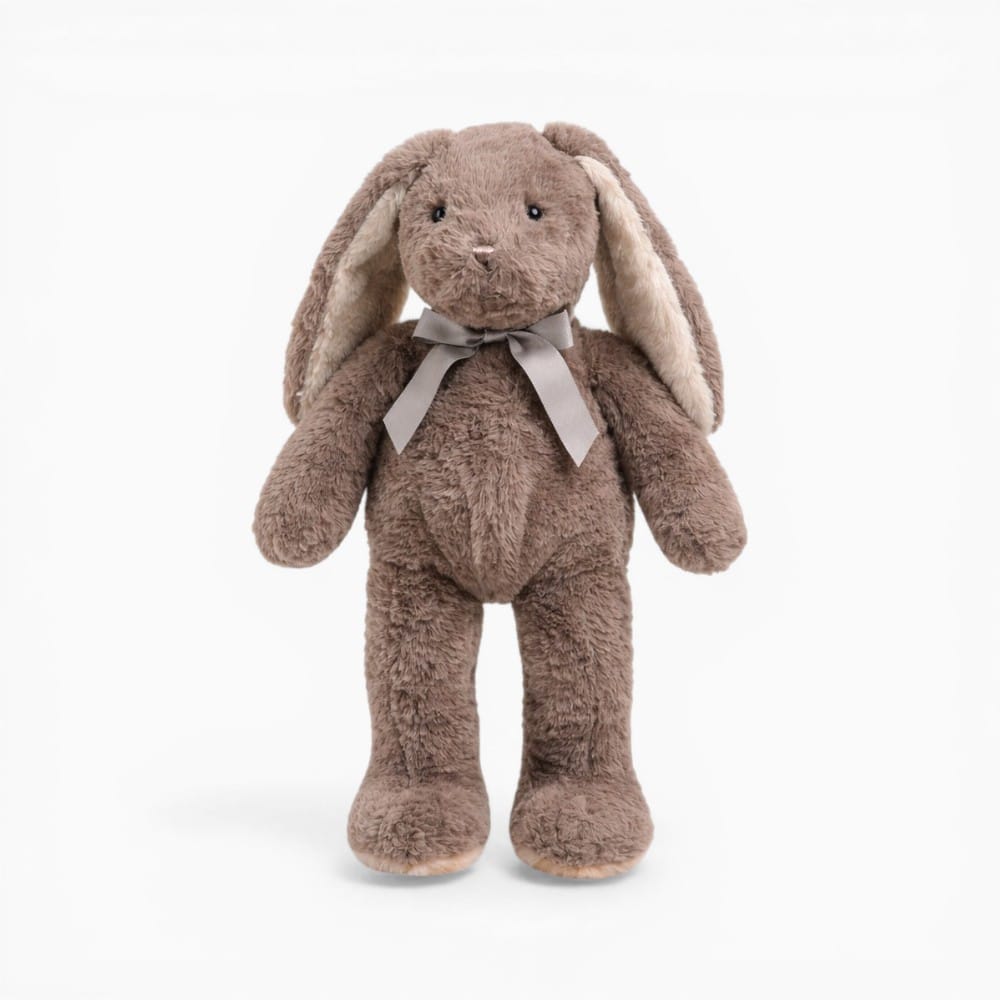 kuscheltierland Grau / 30cm Easter Rabbit Plush Toys Soft Bunny Stuffed Animal Rabbit with Long Ear for Children Accompany Doll Birthday Gift Photo Props