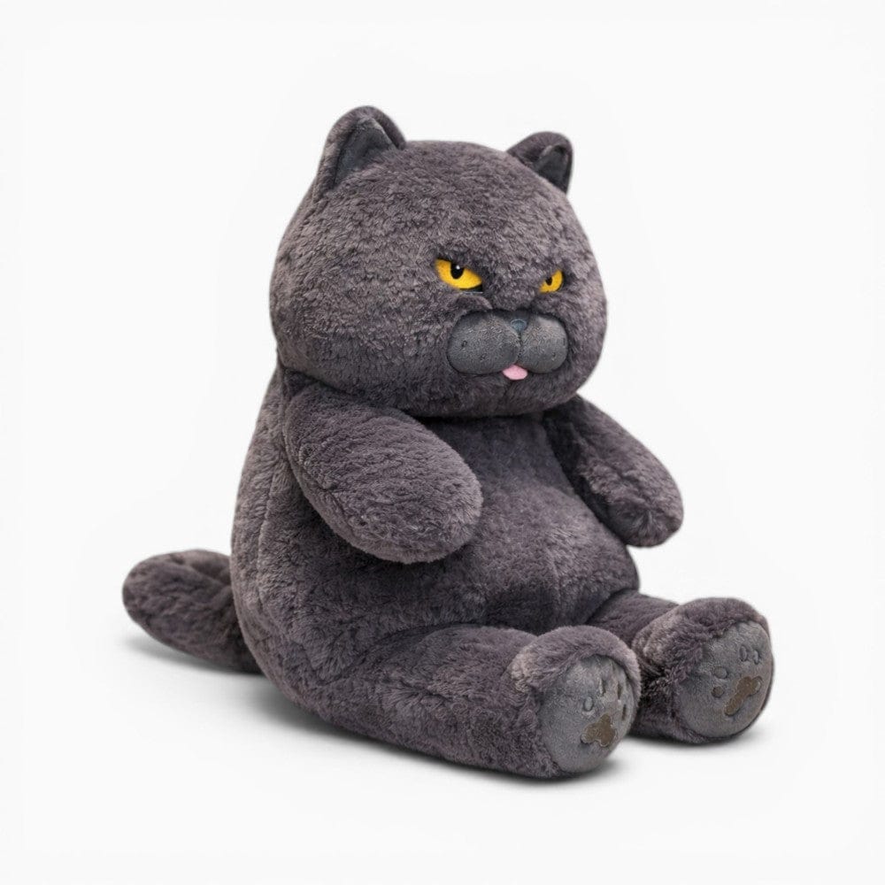 kuscheltierland Grau / 30cm Fette graue Katze Kuscheltier