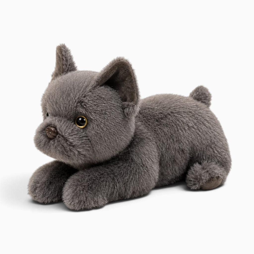 kuscheltierland Grau / 30cm Graues Bulldoggen-Kuscheltier