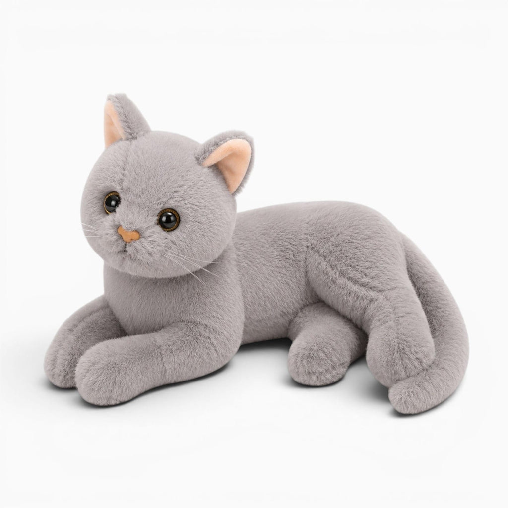 kuscheltierland Grau / 31cm Graues Katzen Kuscheltier