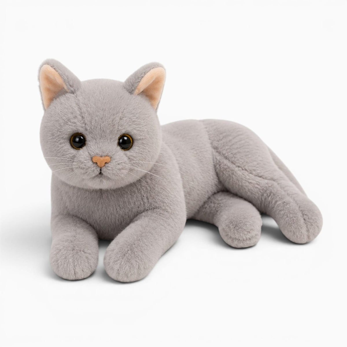kuscheltierland Grau / 31cm Graues Katzen Kuscheltier