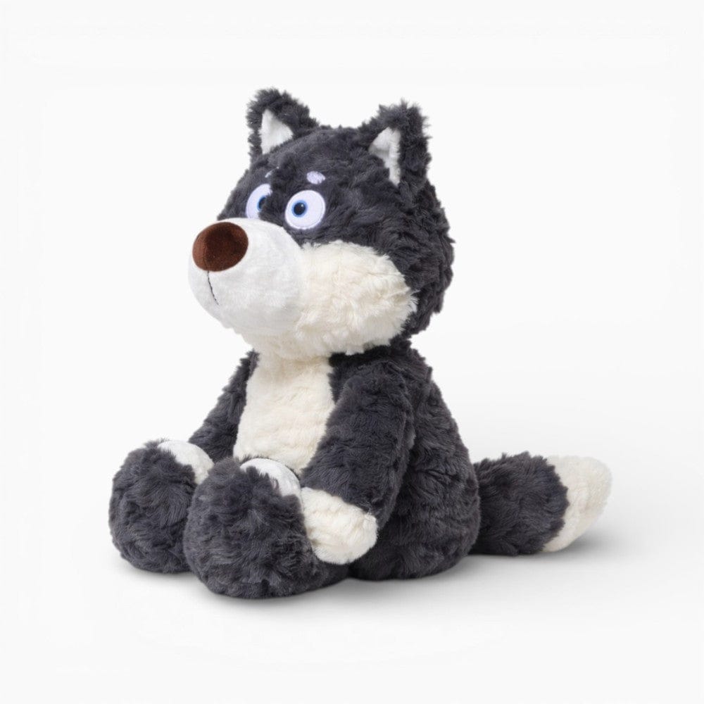 kuscheltierland Grau / 40cm Grauer Wolf weich Kuscheltier für Kinder