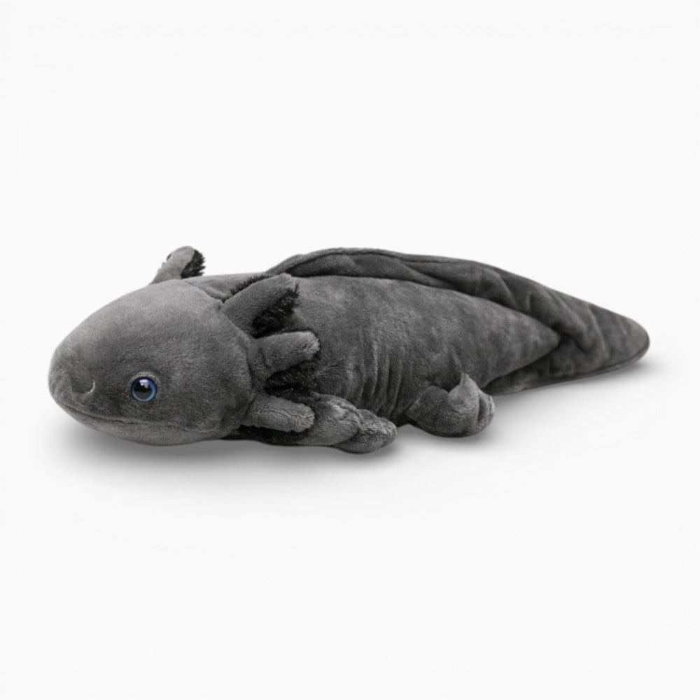 kuscheltierland Grau / 45cm Schwarzes Axolotl Plüschtier realistisch