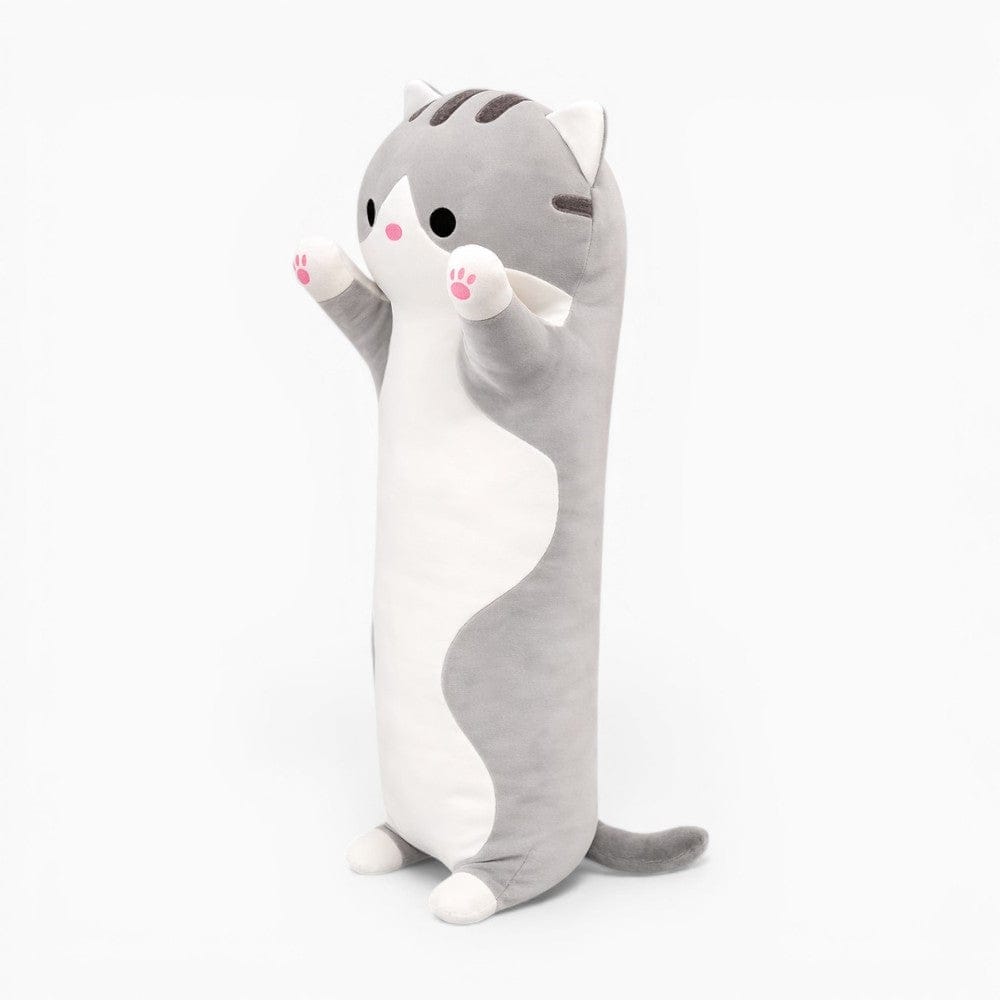 kuscheltierland Grau / 70cm Langes Katze Kuscheltier grau weiß