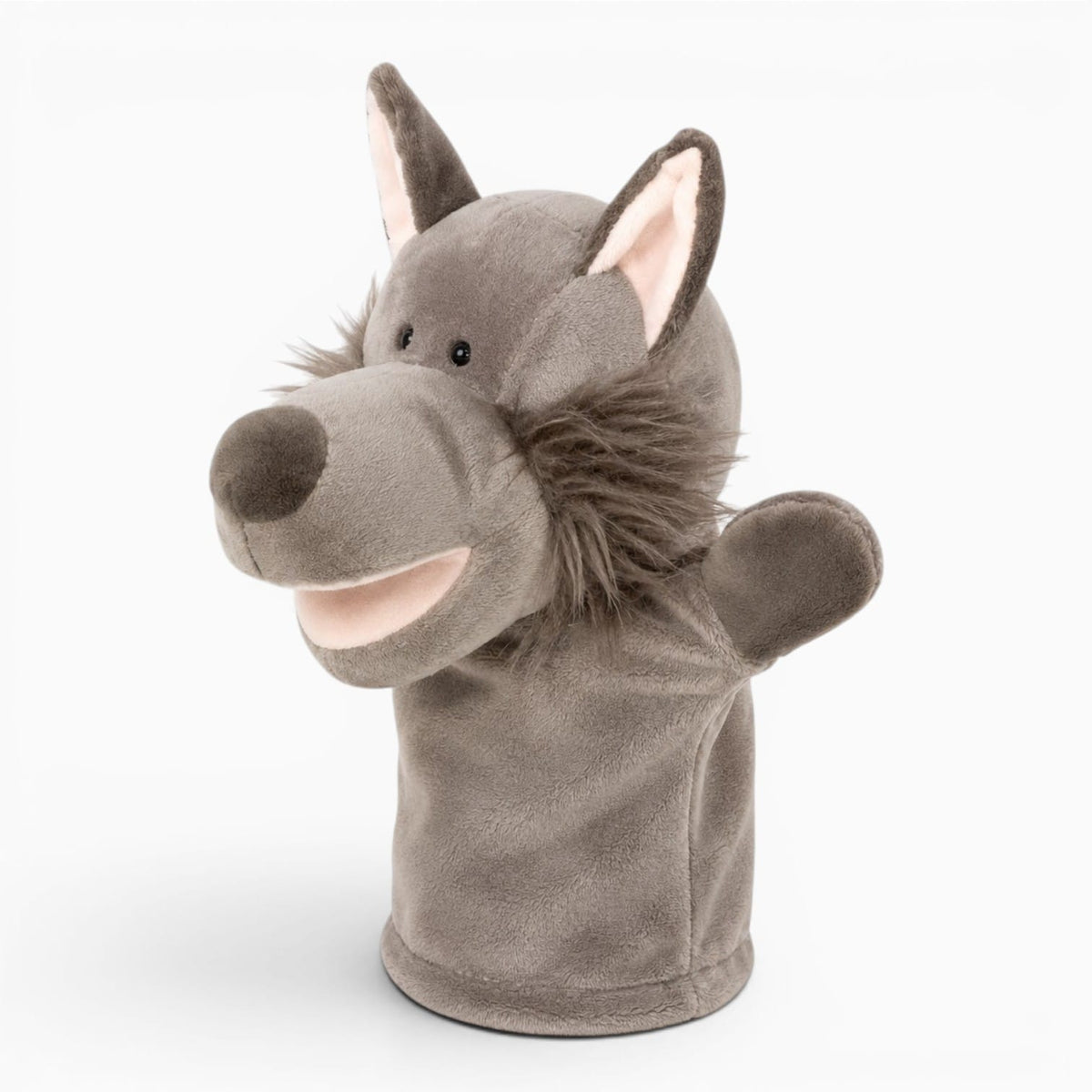 kuscheltierland Grau Lupo Handpuppe Kuscheltier