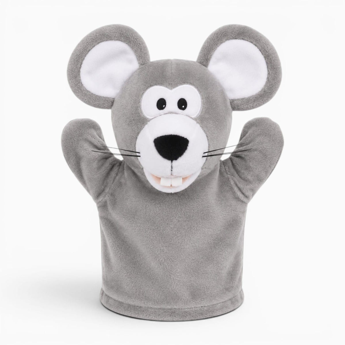 kuscheltierland Grau Maus Handpuppe Kuscheltier