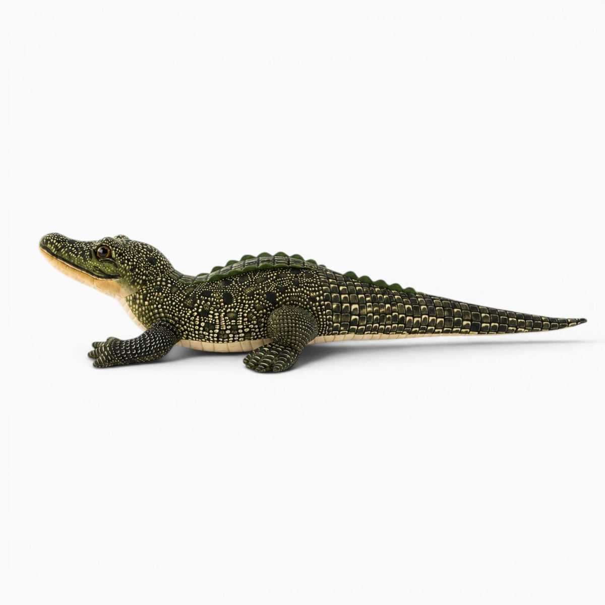 kuscheltierland green / 100cm Simulated Crocodile Plush Toys Stuffed Soft Lifelike Animal Dolls Creative Birthday Gift For Children Boy Home Decoration