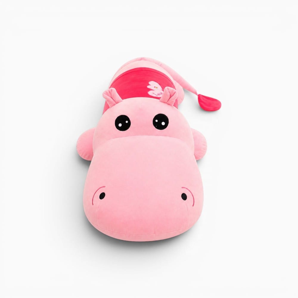 kuscheltierland Großes Nilpferd Kuscheltier Rosa