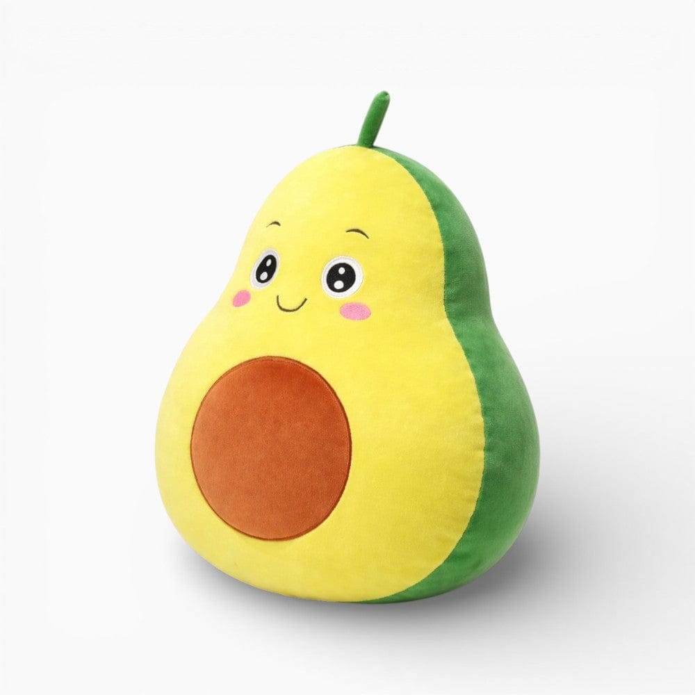 kuscheltierland Grün / 10cm Kawaii Avocado Plüschkissen mit Gesicht