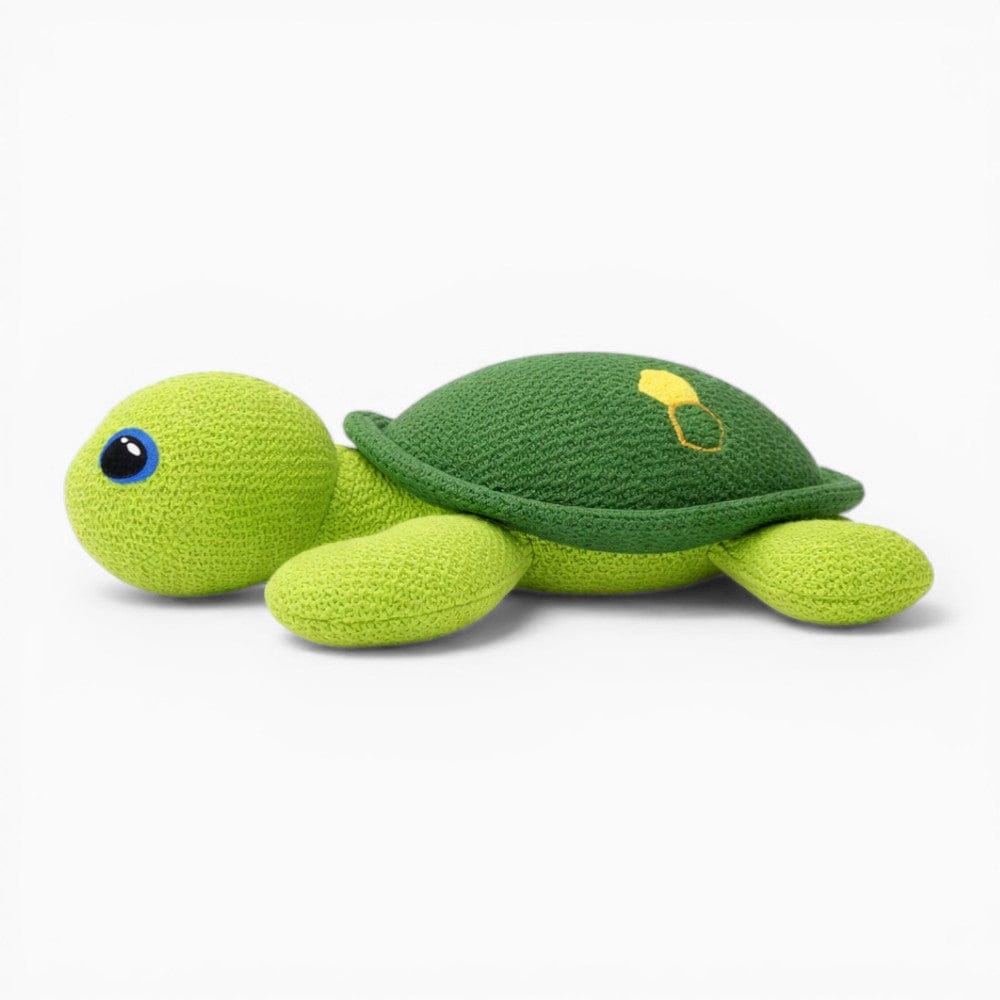 kuscheltierland Grün / 25cm Häkel-Schildkröte Kuscheltier grün handgemacht
