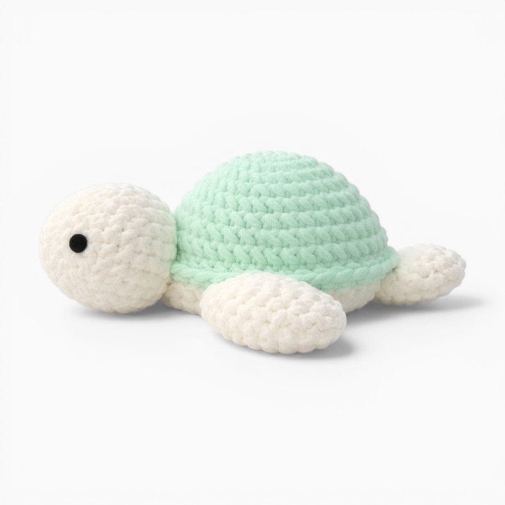 kuscheltierland Grün Häkel-Schildkröte Kuscheltier handgemacht