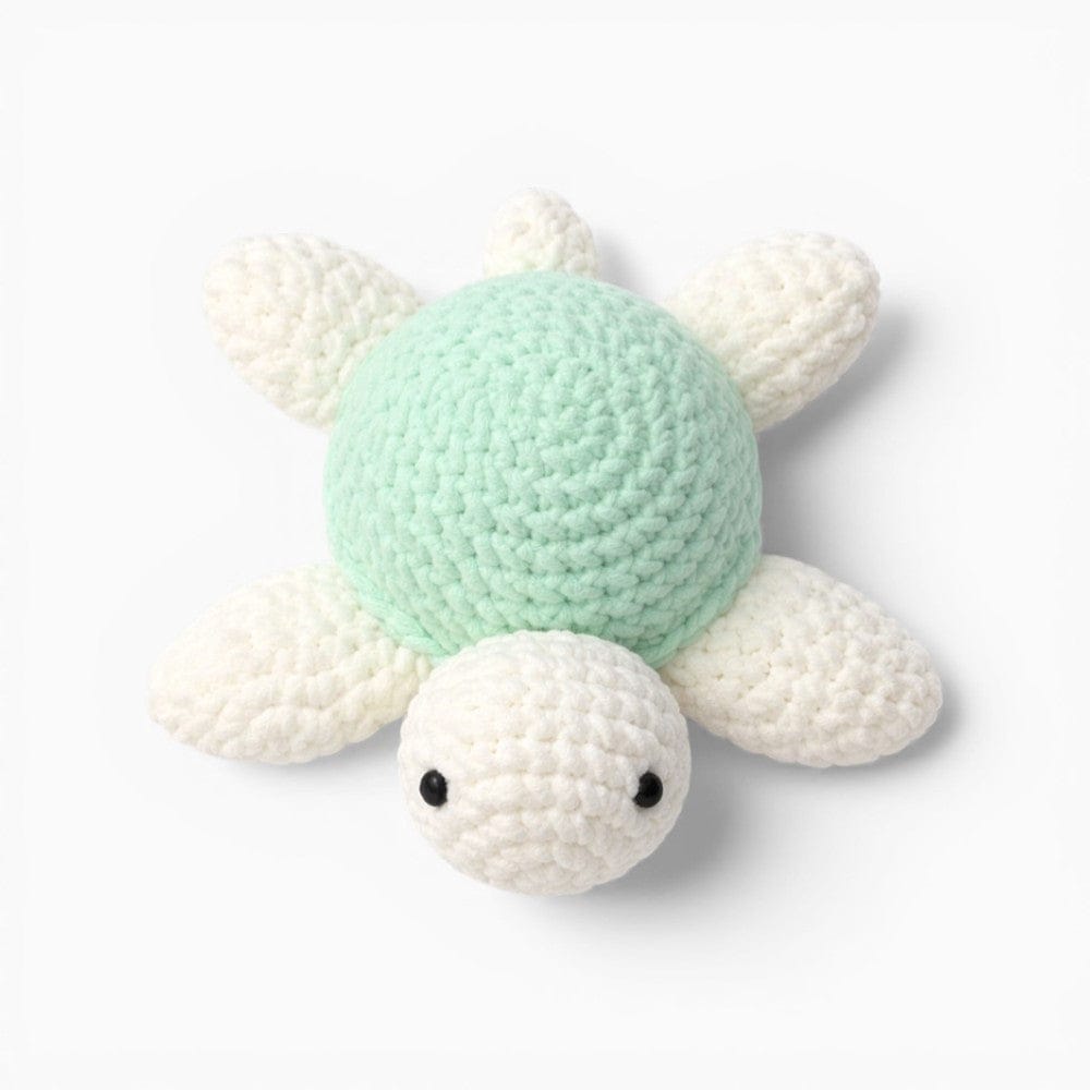 kuscheltierland Grün Häkel-Schildkröte Kuscheltier handgemacht