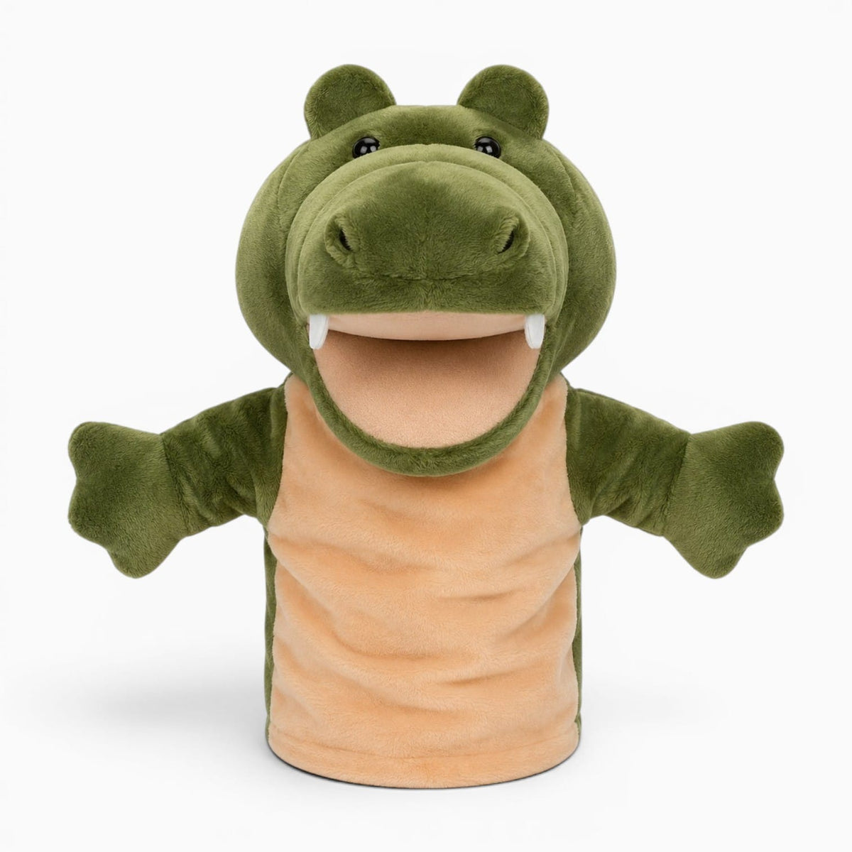 kuscheltierland Grün Krokodil Kuscheltier Handpuppe