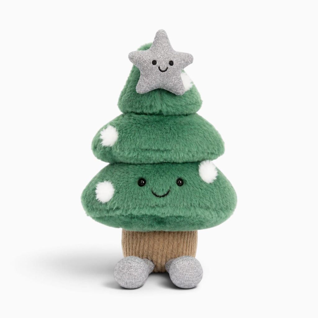 kuscheltierland Grün Weihnachtsbaum-Kuscheltier mit Stern