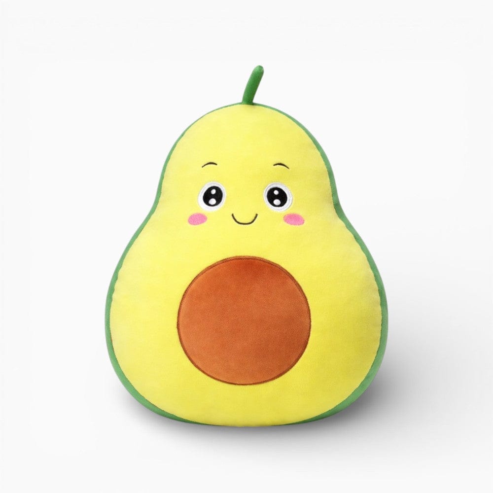 kuscheltierland Kawaii Avocado Plüschkissen mit Gesicht