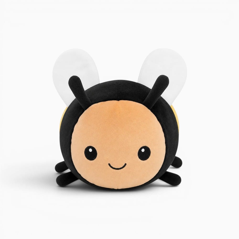 kuscheltierland Kawaii Bee Ladybug Plush Toy Soft Stuffed Insect Honeybee Ladybird Doll Toys Kids Birthday Christmas Gift for Child