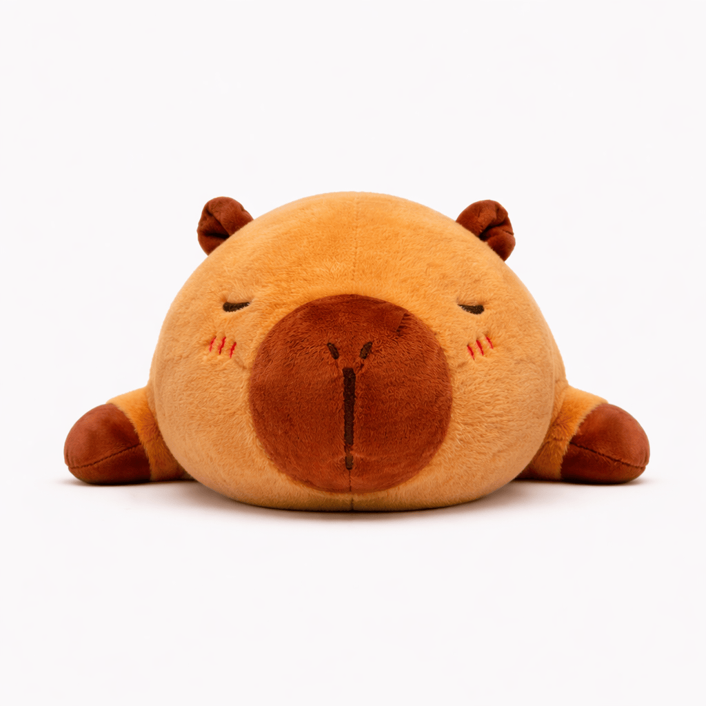 kuscheltierland Langes Capybara Plüschtier Schlafkissen