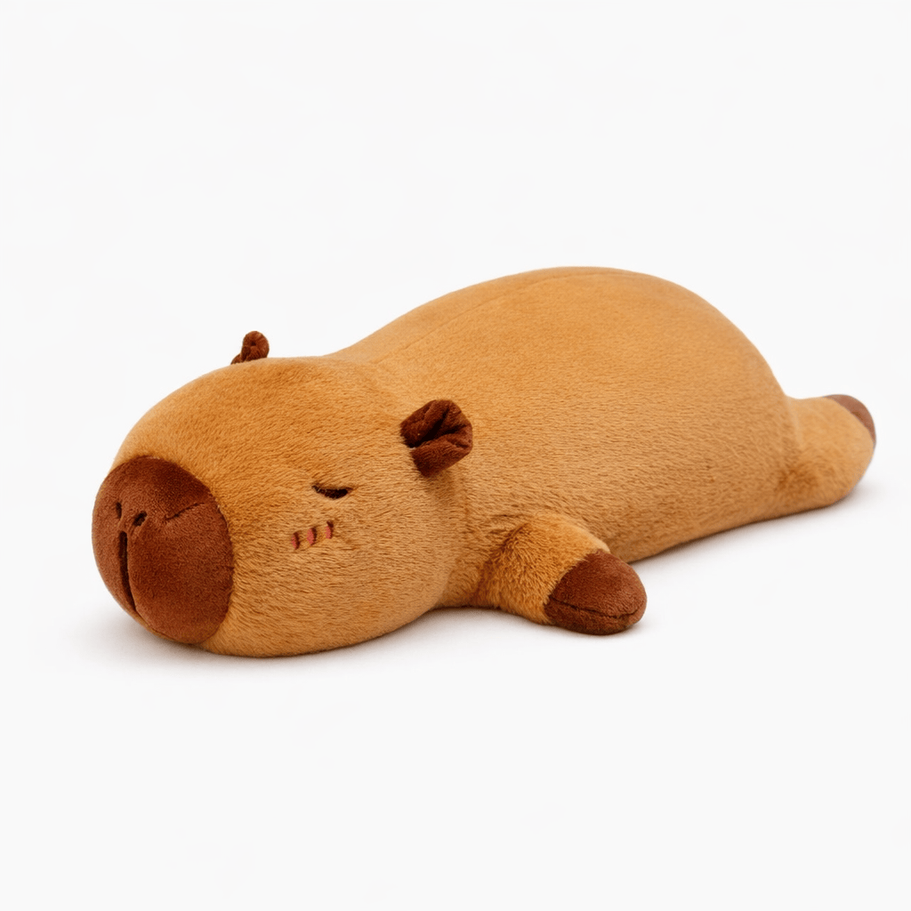 kuscheltierland Langes Capybara Plüschtier Schlafkissen