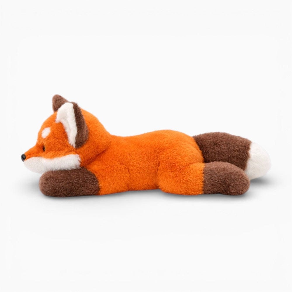 kuscheltierland Liegendes Fuchs Kuscheltier in hellem Orange und Weiß