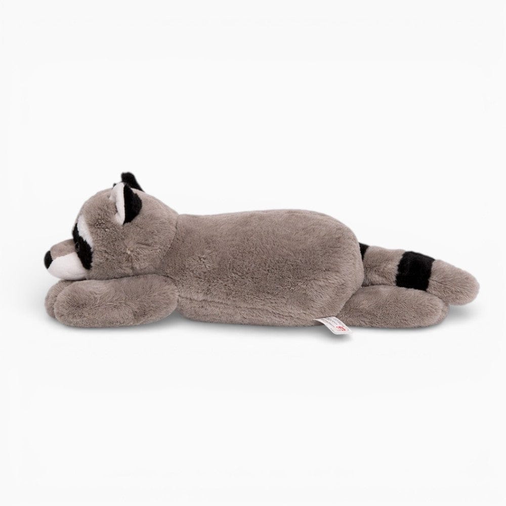 kuscheltierland Liegendes Waschbär Kuscheltier weiches langes Schlafkissen